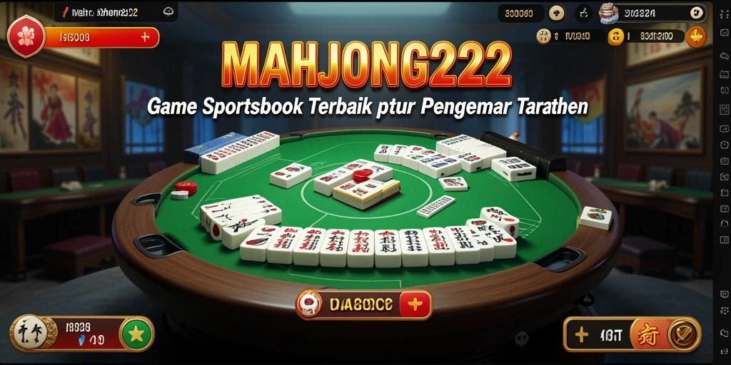 Tampilan gameplay seru pada aplikasi Sportsbook MAHJONG222.